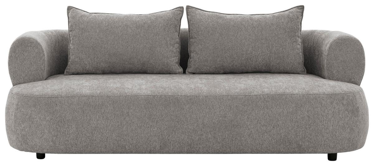 3-sitzer-sofa Ferro Grau B: 200 Cm - Schwarz/Grau, Design, Textil (200/76/96cm) - Livetastic