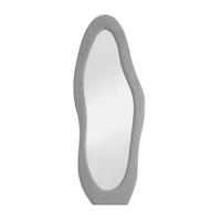 Standspiegel Hellgrau B: 60 cm - Hellgrau, Design, Glas/Holzwerkstoff (60/160/3,5cm) - Livetastic