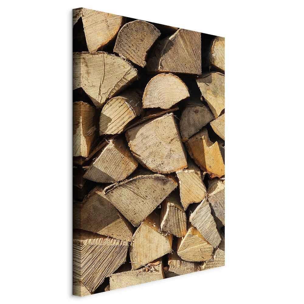 LEINWANDBILD Dunkelbraun Beige B: 40 cm - Dunkelbraun/Beige, Basics, Holzwerkstoff/Textil (40/60/1,2cm) - artgeist
