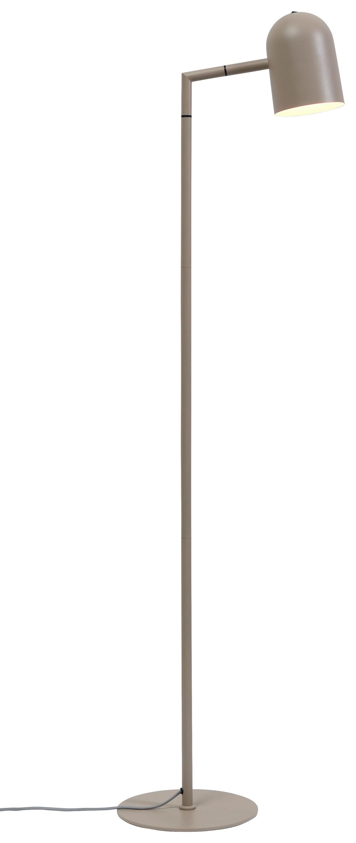 Stehlampe Marseille Sandfarben Drehbar - Sandfarben/Schwarz, Design, Metall (17/141/17cm) - It's about Romi