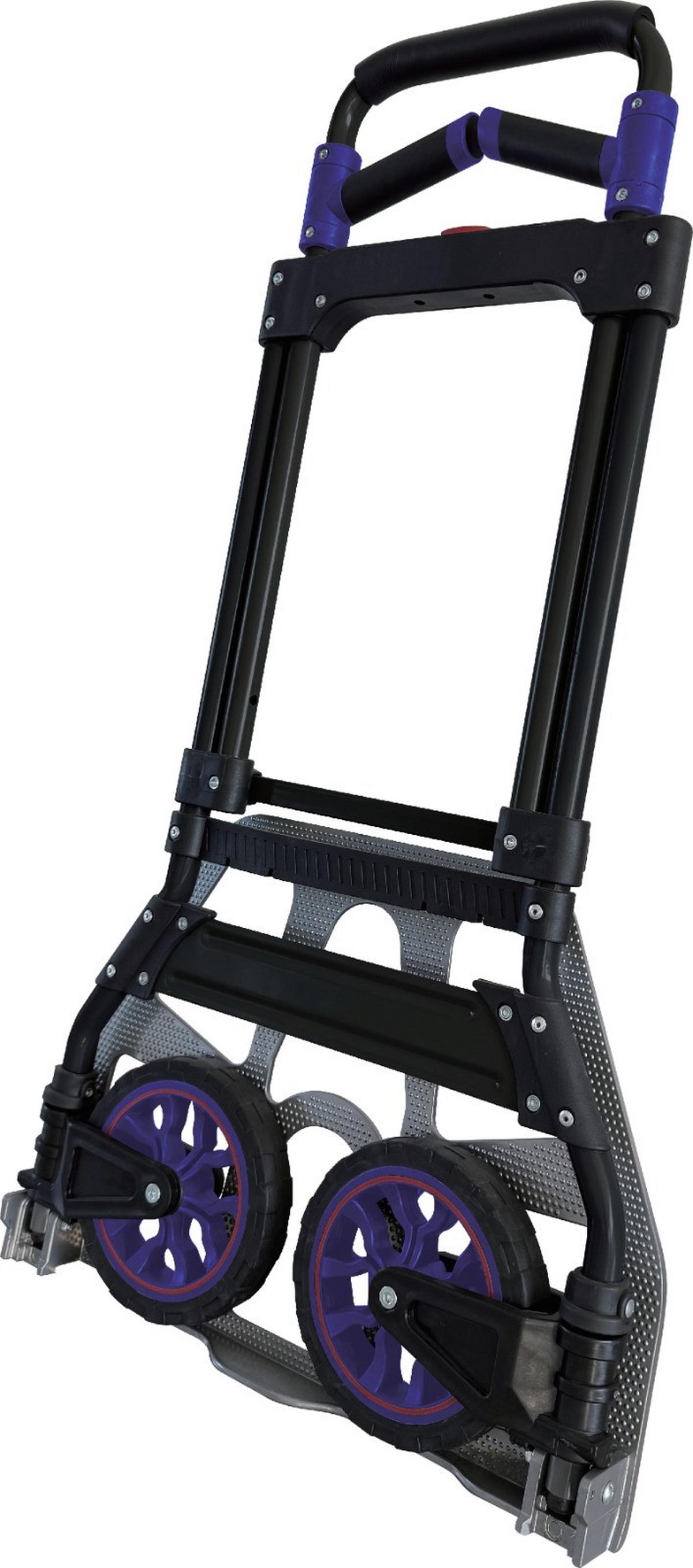 Transportkarre Traglast ca. 120 kg - Schwarz, Basics, Kunststoff/Metall (52/485/114cm)