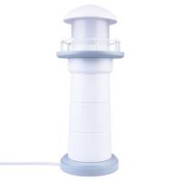 Kindertischleuchte 4113012 Leuchtturm - Weiß/Grau, Basics, Holz/Kunststoff (12,5/31cm)