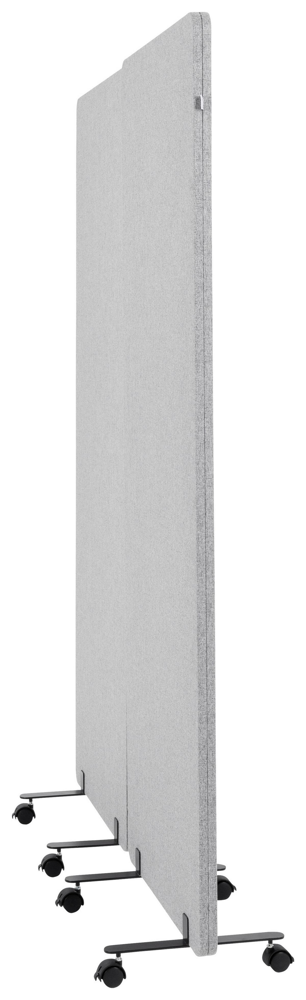 Trennwand Flexmiut - Hellgrau, Basics, Kunststoff/Textil (60/177/35cm) - MID.YOU