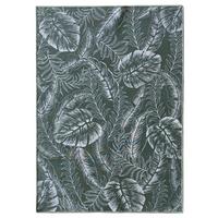 Teppich Paula - Dunkelgrün/Weiß, ROMANTIK / LANDHAUS, Textil (120/170cm) - James Wood