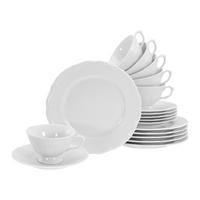 Kaffeeservice Maria Theresia Porzellan 18-tlg - Weiß, Basics, Keramik - Creatable