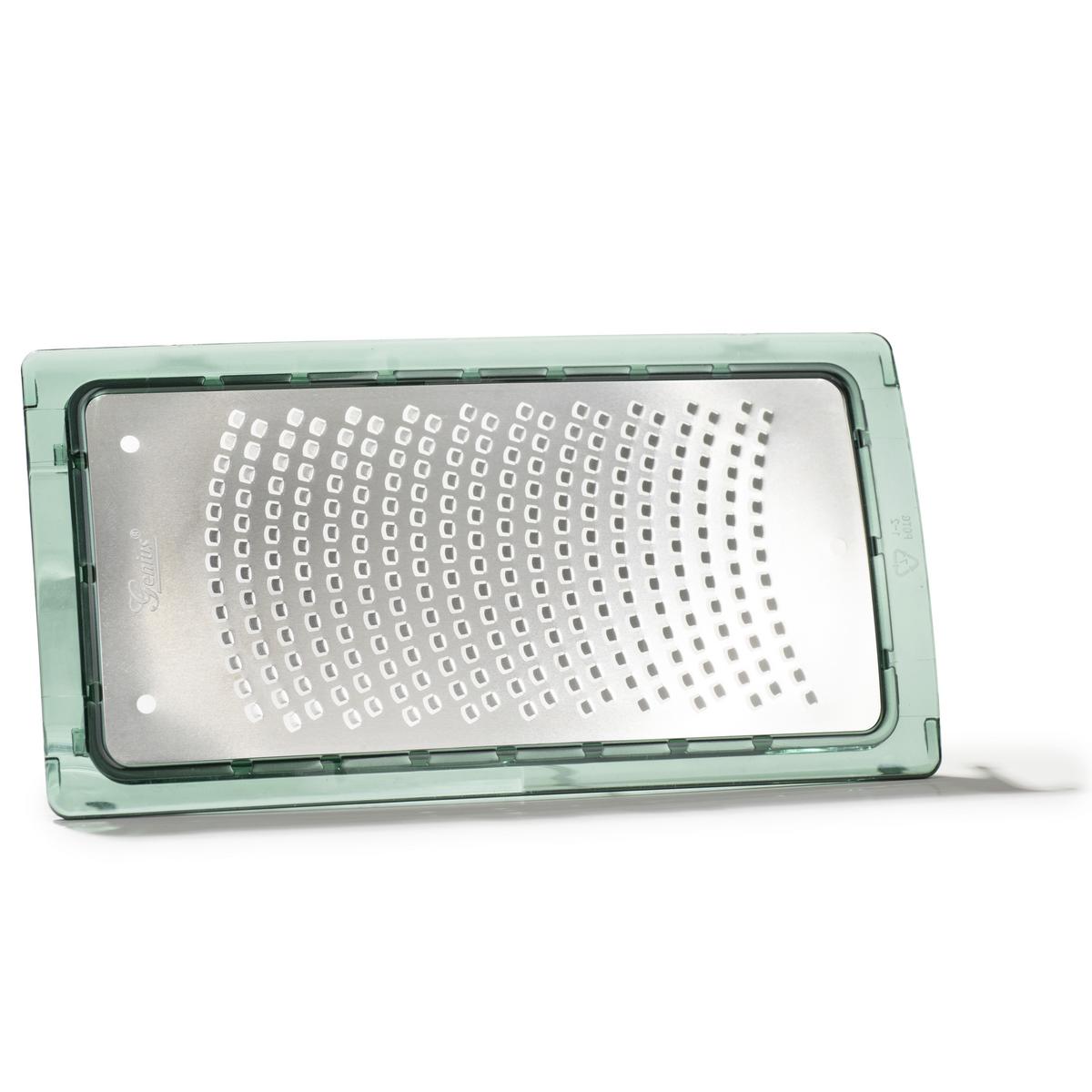 Küchenreibe Fein Nicer Dicer Chef Spülmaschinengeeignet - Grün, Basics, Kunststoff/Metall - Genius