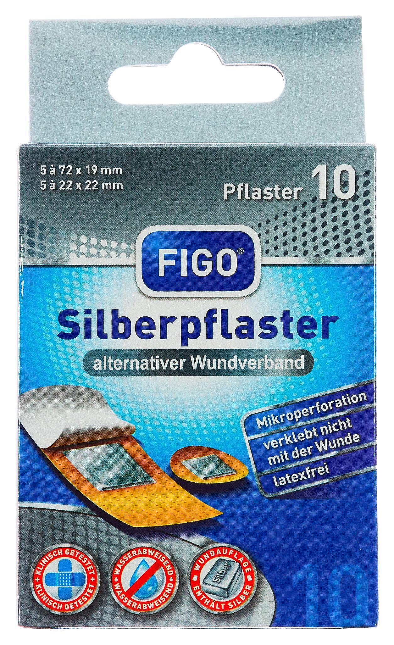 Ragtapasz Silberpflaster - Ezüst, Basics, Műanyag (12/7,5/2cm)