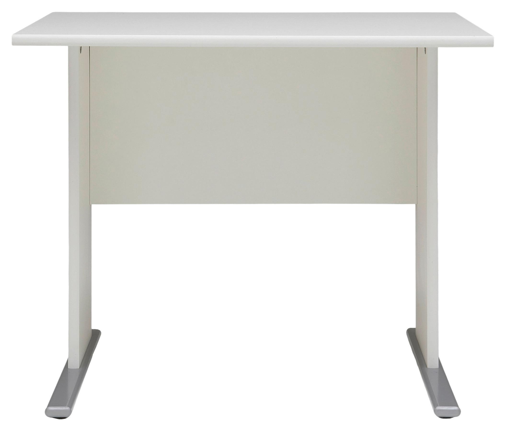 Schreibtisch B 90cm H 74,2cm Serie 200, Weiß