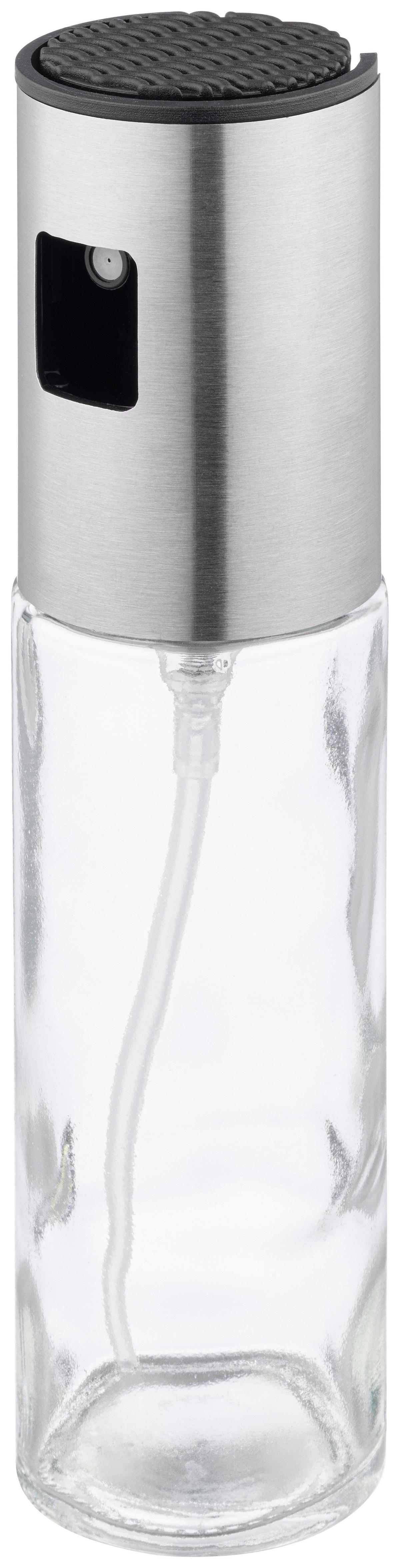 Olajosüveg Malia Kb. 100ml - nemesacélszínű/fekete, Basics, műanyag/üveg (4/17cm) - Luca Bessoni
