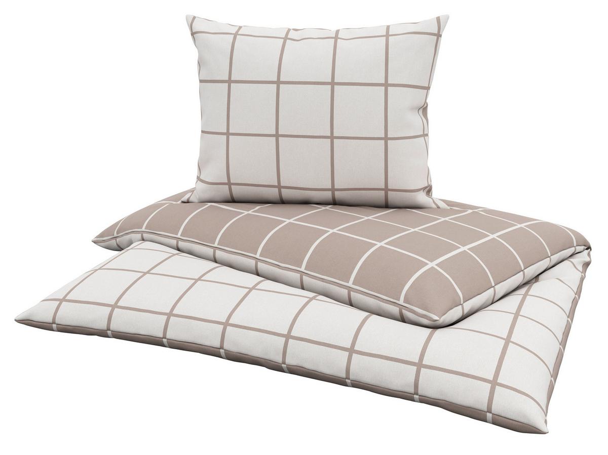Ágyneműhuzat-garnitúra Naomi - bézs, Konventionell, textil (140/200cm) - Ondega