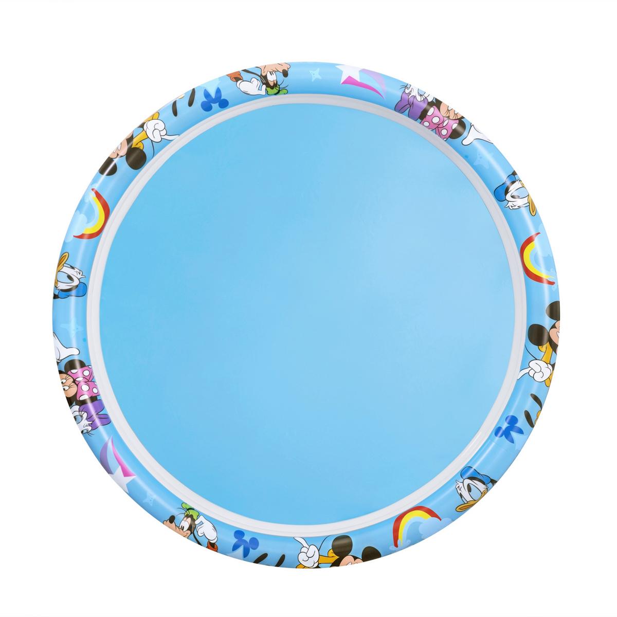 Planschbecken Mickey & Friends Ø 122cm, Wasserkapazität 140L, - Blau, Basics, Kunststoff (122/25cm) - Bestway