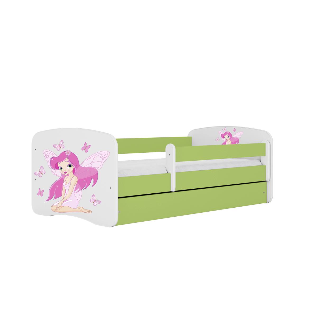Kinder-/Juniorbett Babydreams Inkl. Matratze 80x160 - Birkefarben/Weiß, MODERN, Holz/Holzwerkstoff (80/160cm) - MID.YOU