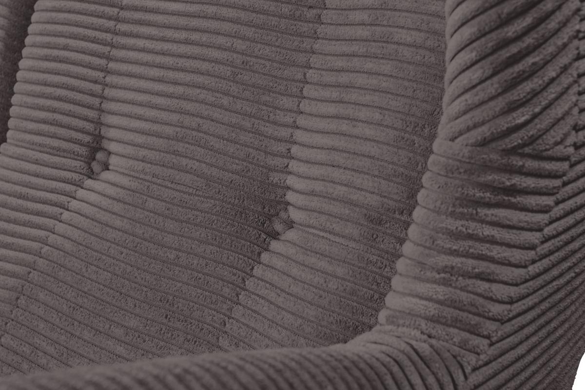 Kuchyňská pohovka OSKAR 5, šedý manšestr - šedá/černá, Konvenční, dřevo/textil (176/103/98cm) - MID.YOU