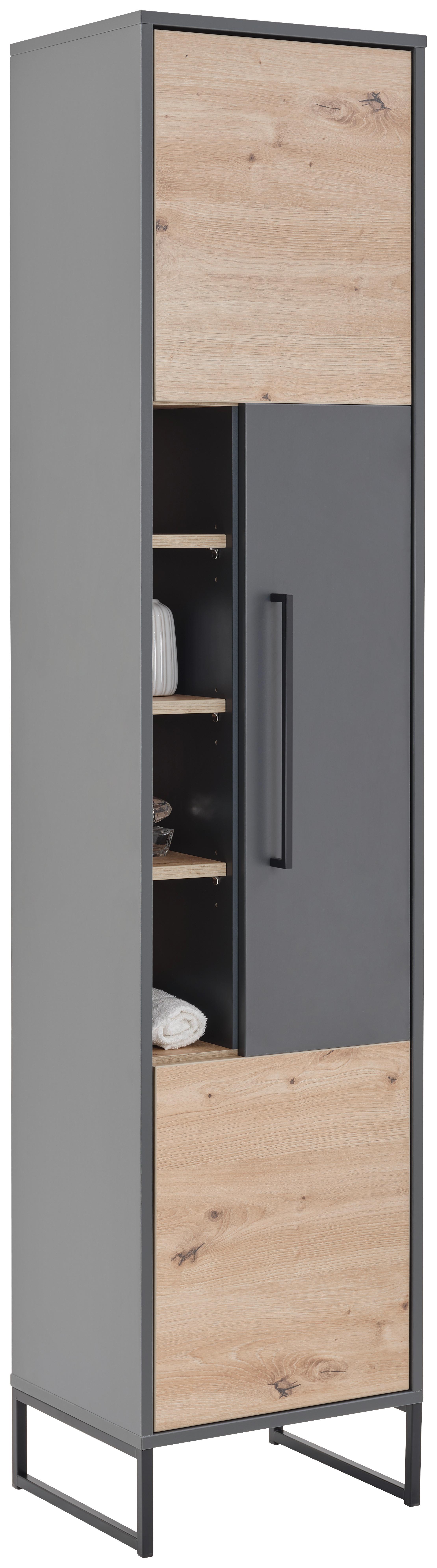 Hochschrank Fabio Stehend & Hängend Montierbar - MODERN, Holzwerkstoff (40/170/33cm)