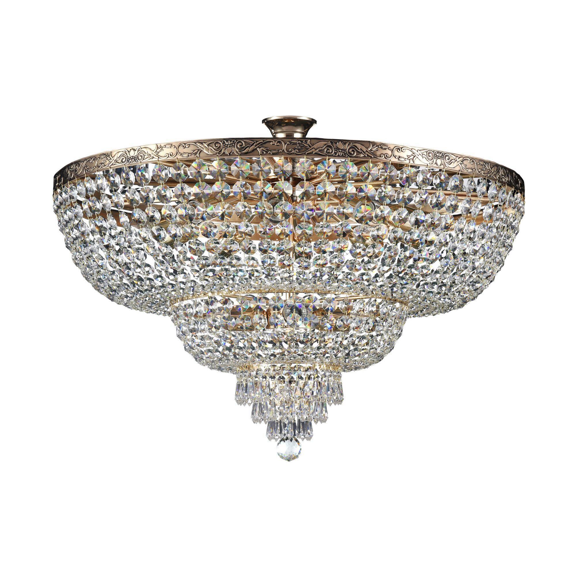 Kronleuchter Palace - Goldfarben, Trend, Metall (80/50cm) - MAYTONI