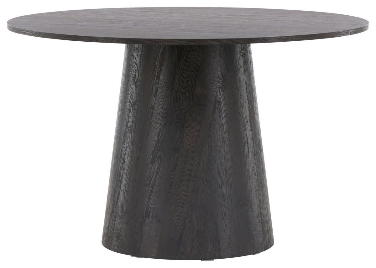 Esstisch Lanzo - Schwarz/Braun, Design, Holz (120/120/75cm) - Livetastic
