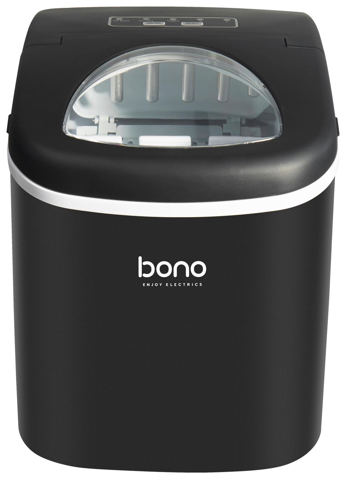 Eiswürfelmaschine Alice - Schwarz, MODERN, Kunststoff (22,2/29,4/29cm) - Bono