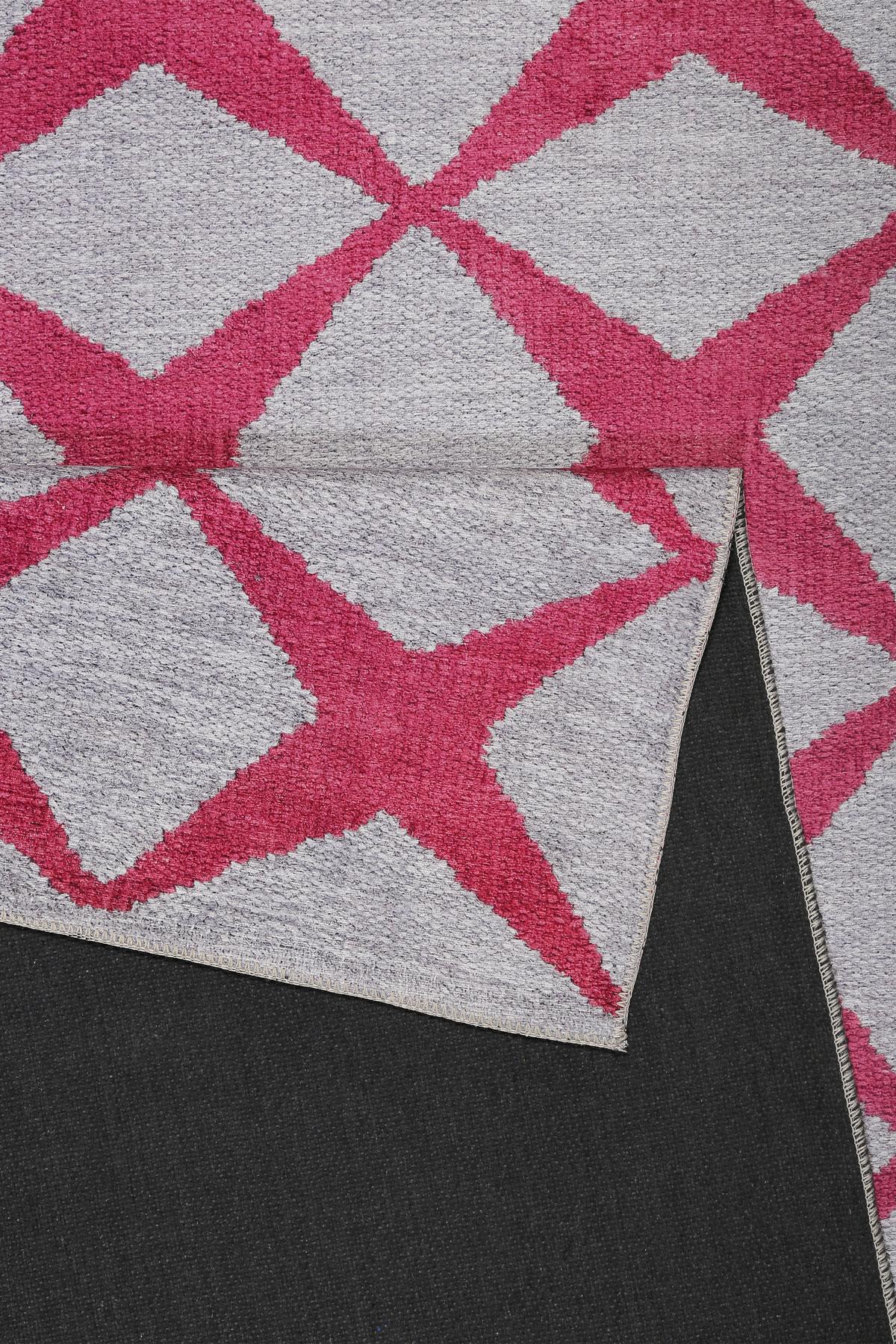 Webteppich Bordeaux/sandfarben Caledon 80x150 Cm - Sandfarben/Bordeaux, KONVENTIONELL, Textil (80/150cm) - Esprit