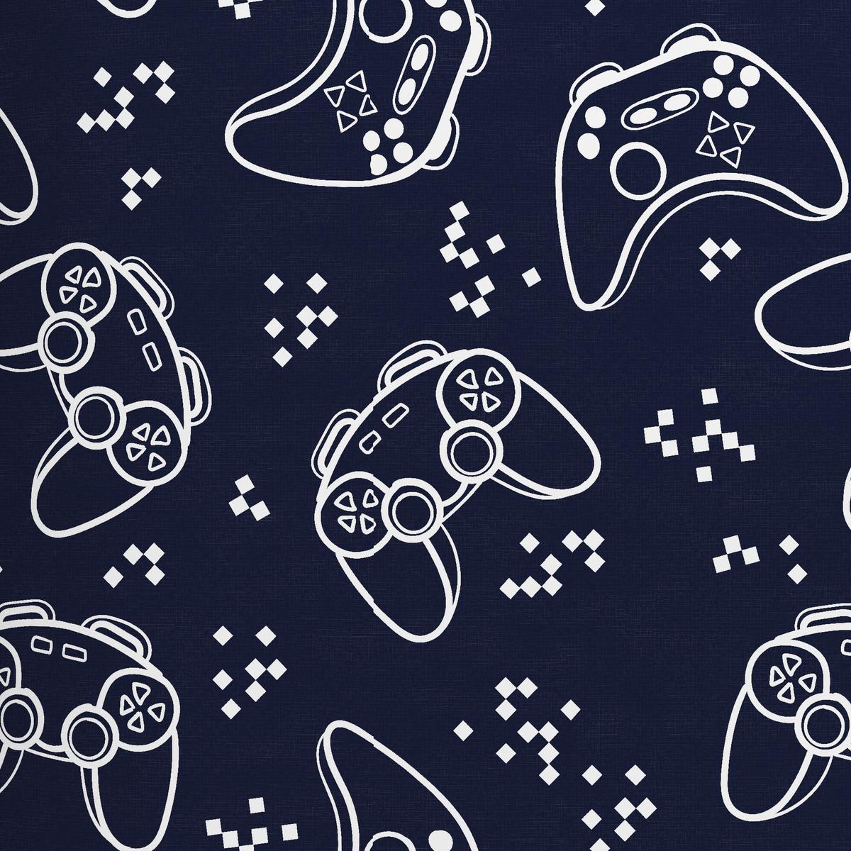 POSTEĽNÁ BIELIZEŇ PRE MLÁDEŽ GAMING -EXT- - modrá, textil (140/200cm) - Modern Living