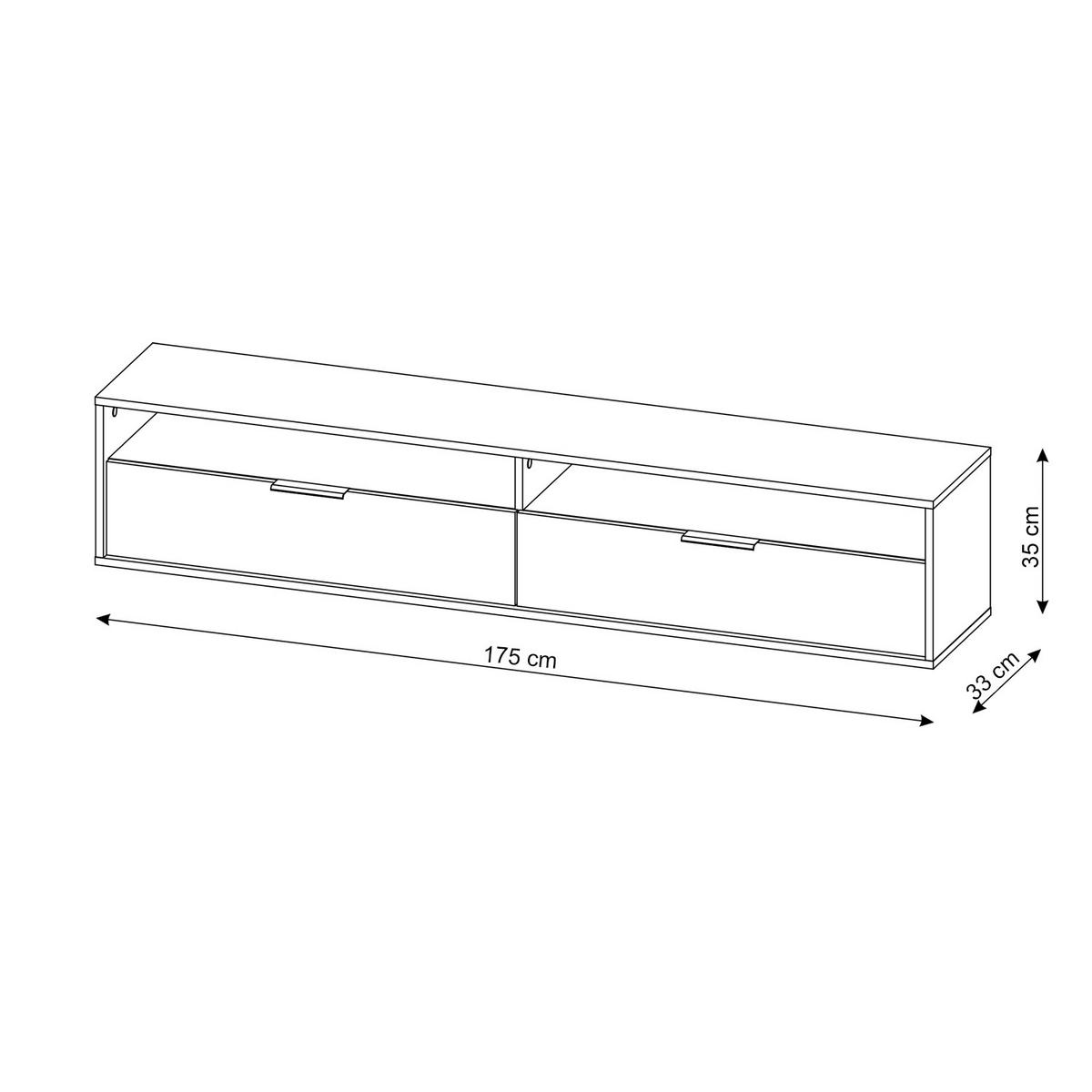 Lowboard Calmo Kaschmir 175 Cm - Kaschmir, Design, Holzwerkstoff (175/35/33cm) - Livetastic