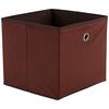 Faltbox Cubi New Kord Braun 30x30x30 Cm Mit Griffloch - Braun, MODERN, Karton/Textil (30/30/30cm)