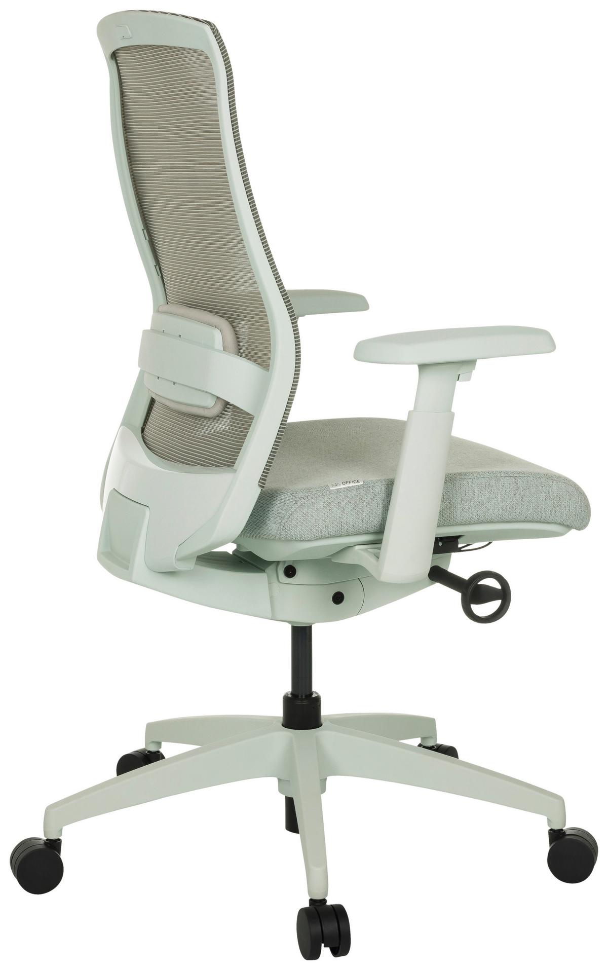 Drehstuhl Colore Grau B: 65 cm - Grau, MODERN, Kunststoff/Textil (65/95 - 103/70cm) - MID.YOU