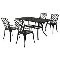 Gartenset Rhodos - Graphitfarben, MODERN, Metall - Gardenson