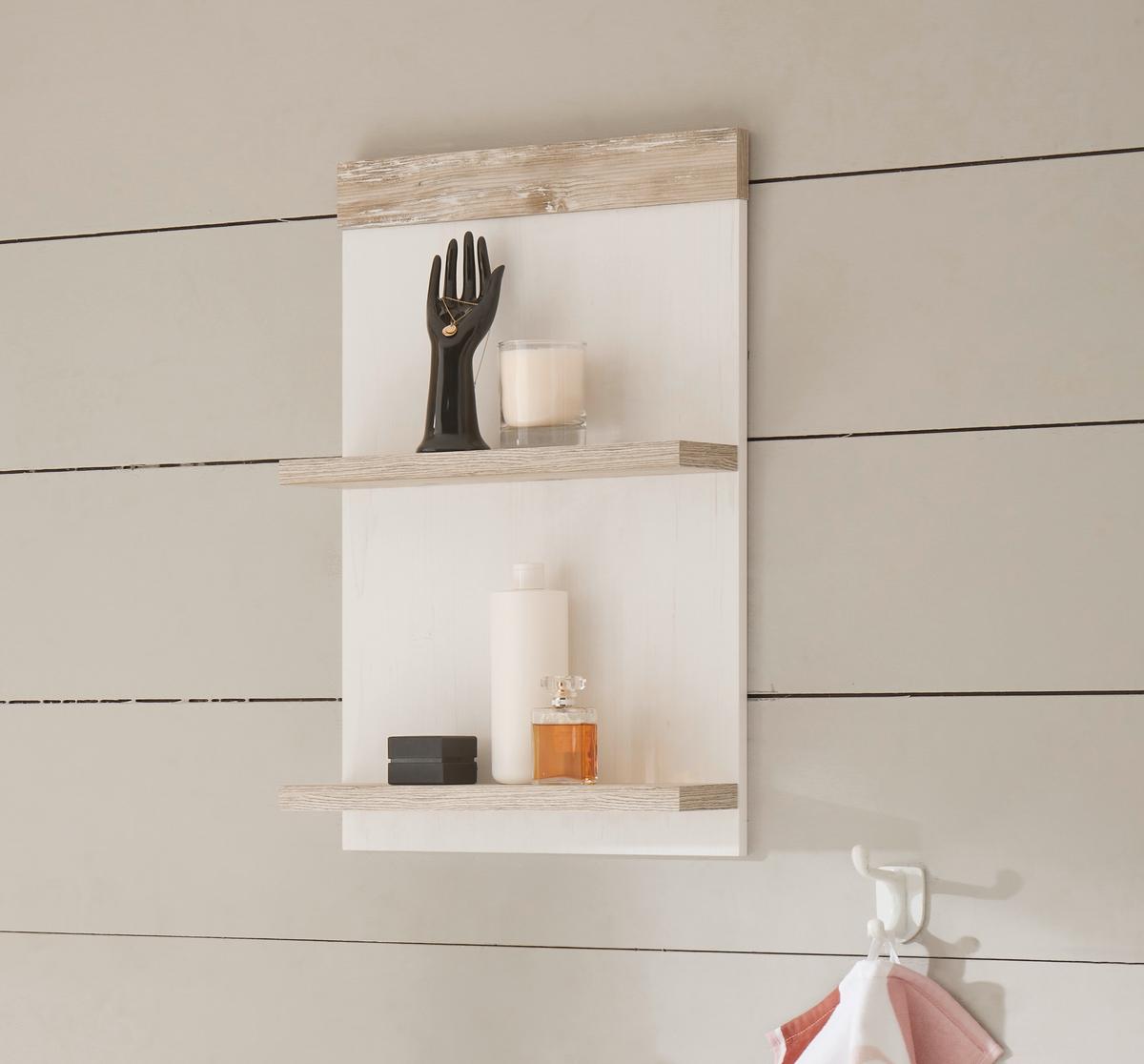 Badezimmer Florenz Pinienfarben B: 184cm - Pinienfarben, Design, Holzwerkstoff (184/200/46cm) - MID.YOU