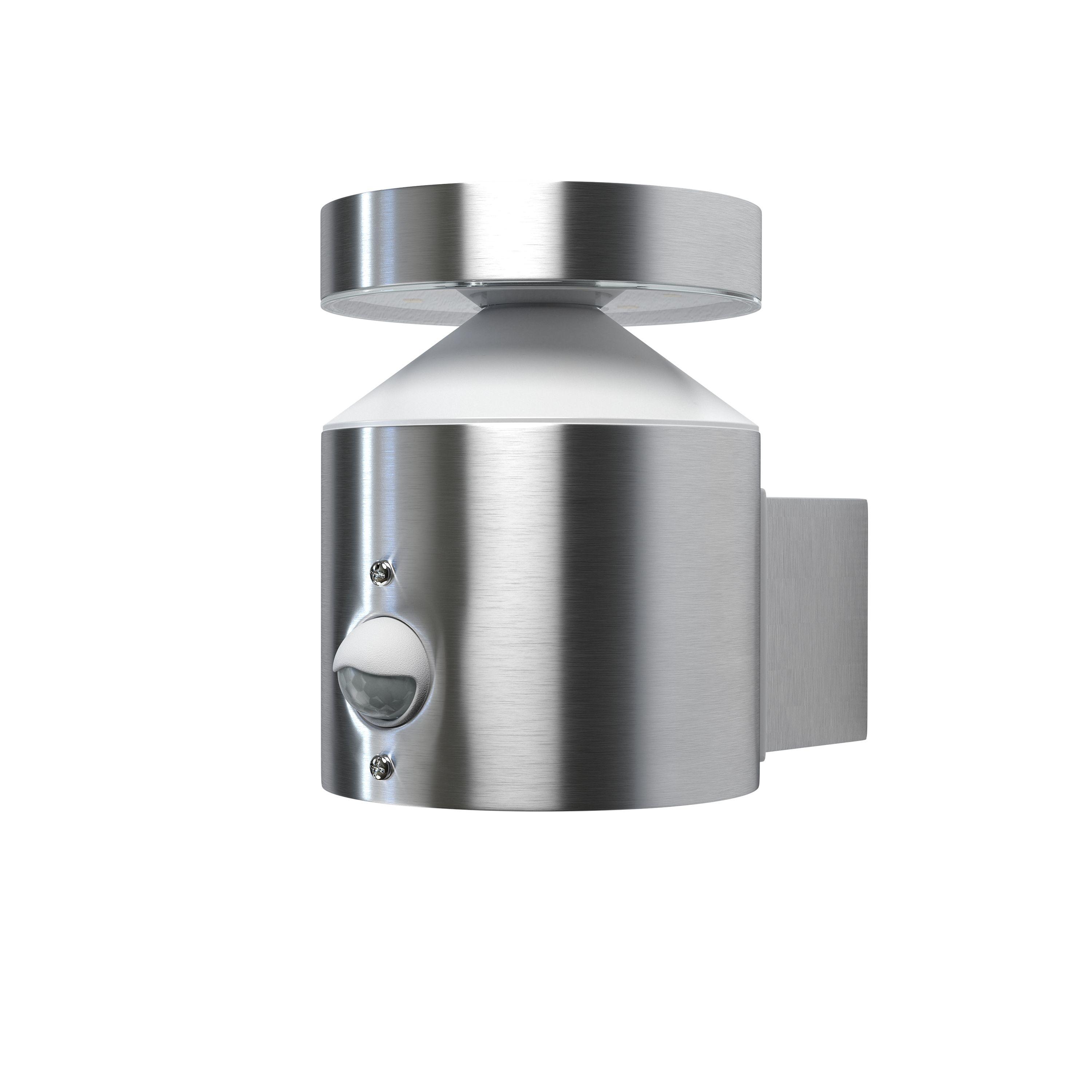 Außenleuchte Endura 6 W Edelstahl Wandmontage - Silberfarben, Basics, Kunststoff/Metall (15/10,2/13,5cm) - Ledvance