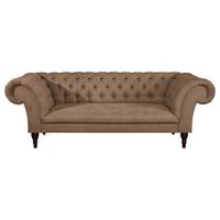 3-Sitzer-Sofa Preston Cappuccino B: 232 cm - Braun/Cappuccino, Design, Textil (232/79/97cm) - Livetastic