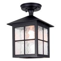 Außendeckenleuchte Bl18a-Black - Schwarz, KONVENTIONELL, Glas/Metall (28/18,5/18,5cm) - Elstead Lighting