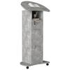 Stehpult Redola L B: 56 Cm Grau+ Stauraum - Grau, MODERN, Holzwerkstoff (56cm) - MID.YOU