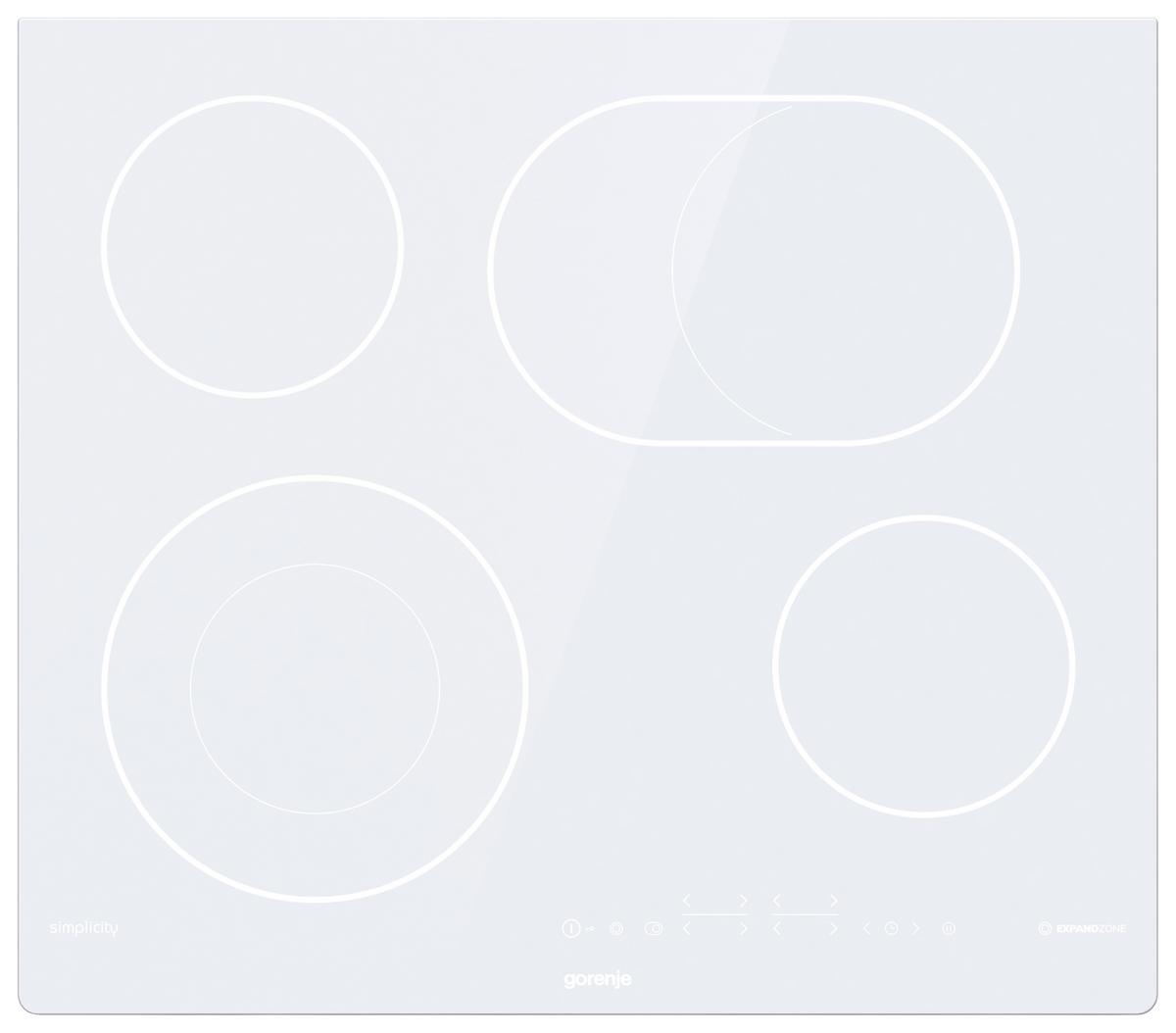 Főzőlap Ect643syw - fehér/szürke, Modern (60/5,4/52cm) - Gorenje