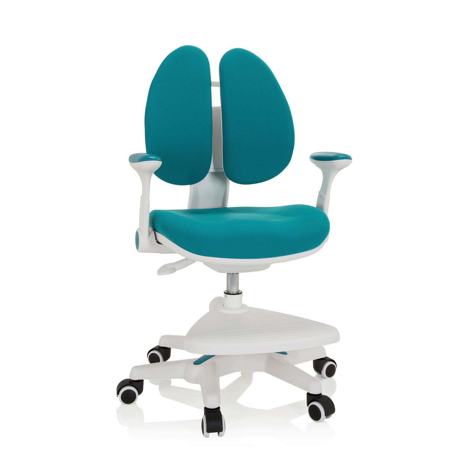 Jugenddrehstuhl Kid Wing Blau/Weiß bis 80 kg Blau, Weiß 56x88x52 cm