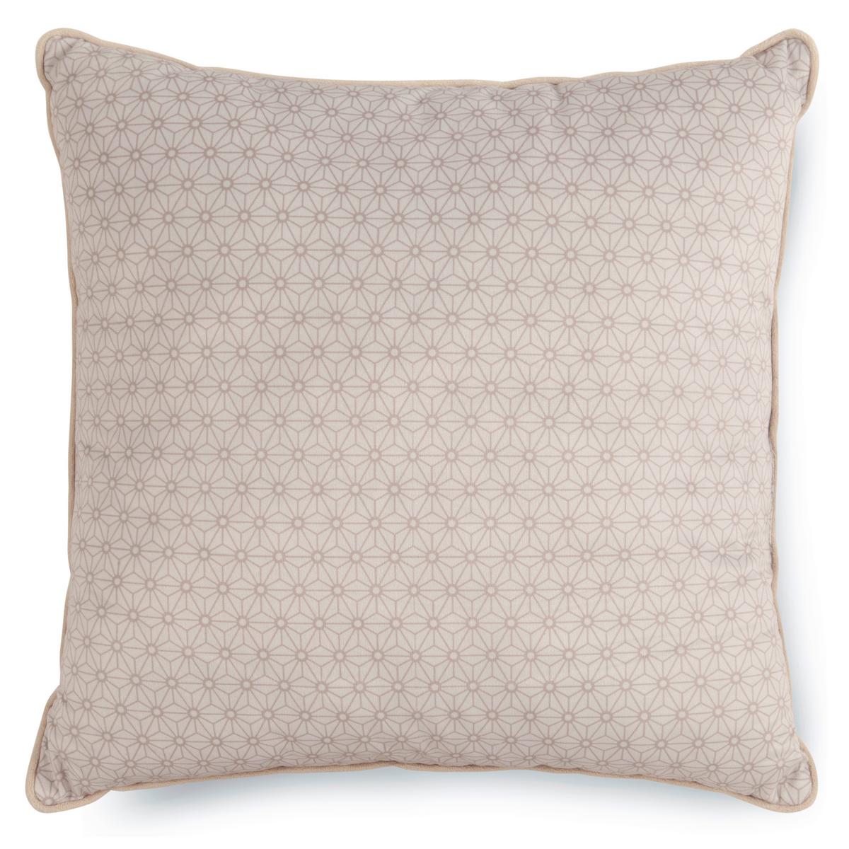 ZIERKISSEN AFINA - Graubraun/Hellgrau, Basics, Textil (48/48cm)