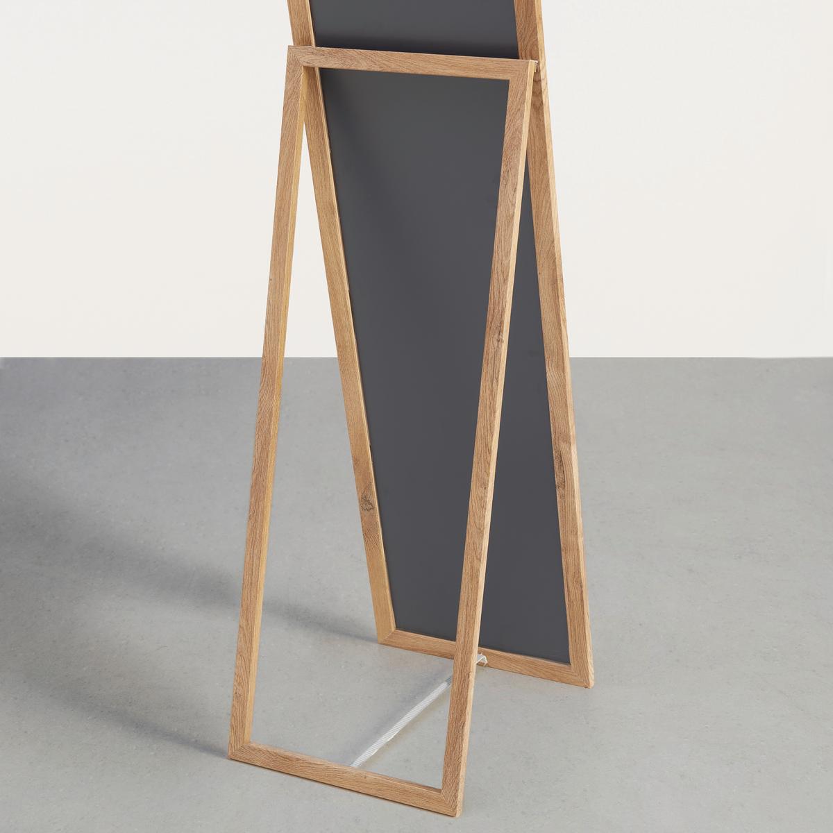 STOJACÍ ZRCADLO RIO EICHE -SB- - barvy dubu, Moderní, kompozitní dřevo/sklo (36/156/44cm) - Mömax