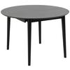 Rozťahovací stôl MONTREUX dyha, čierna, 115-154/75cm - čierna, Trend, drevo/kompozitné drevo (115-154/75cm) - MID.YOU