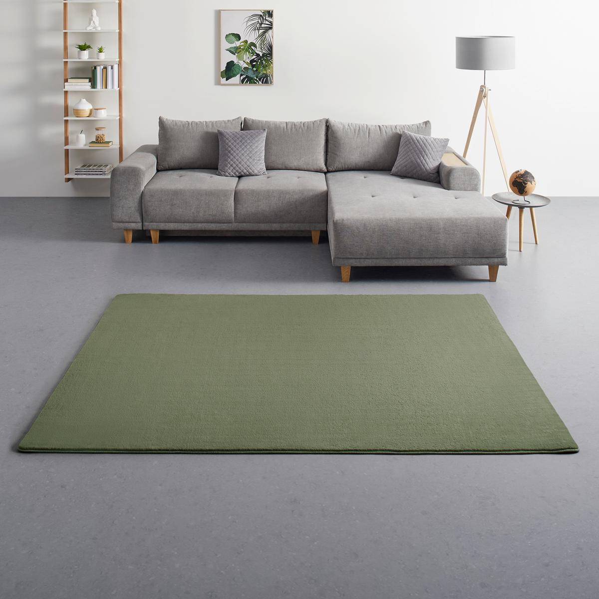 KOŽEŠINOVÝ KOBEREC PÄLSA-BASED- - zelená, Konvenční, textil (120/170cm) - Mömax