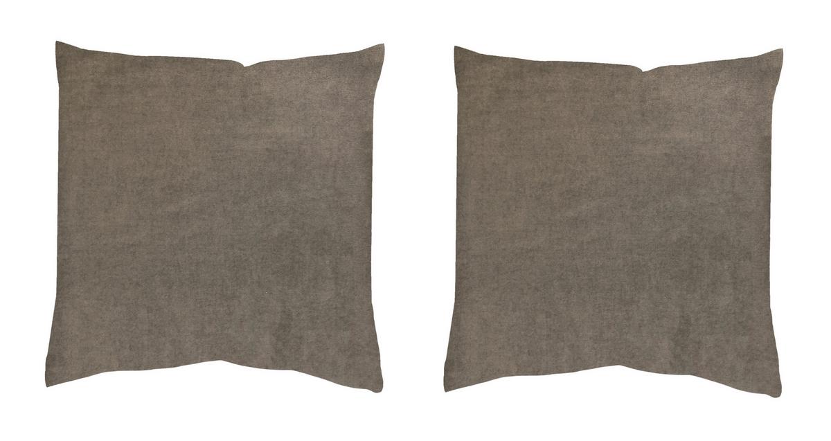 Kissenhüllen-set Elmer - Grau, Basics, Textil (40/40cm)