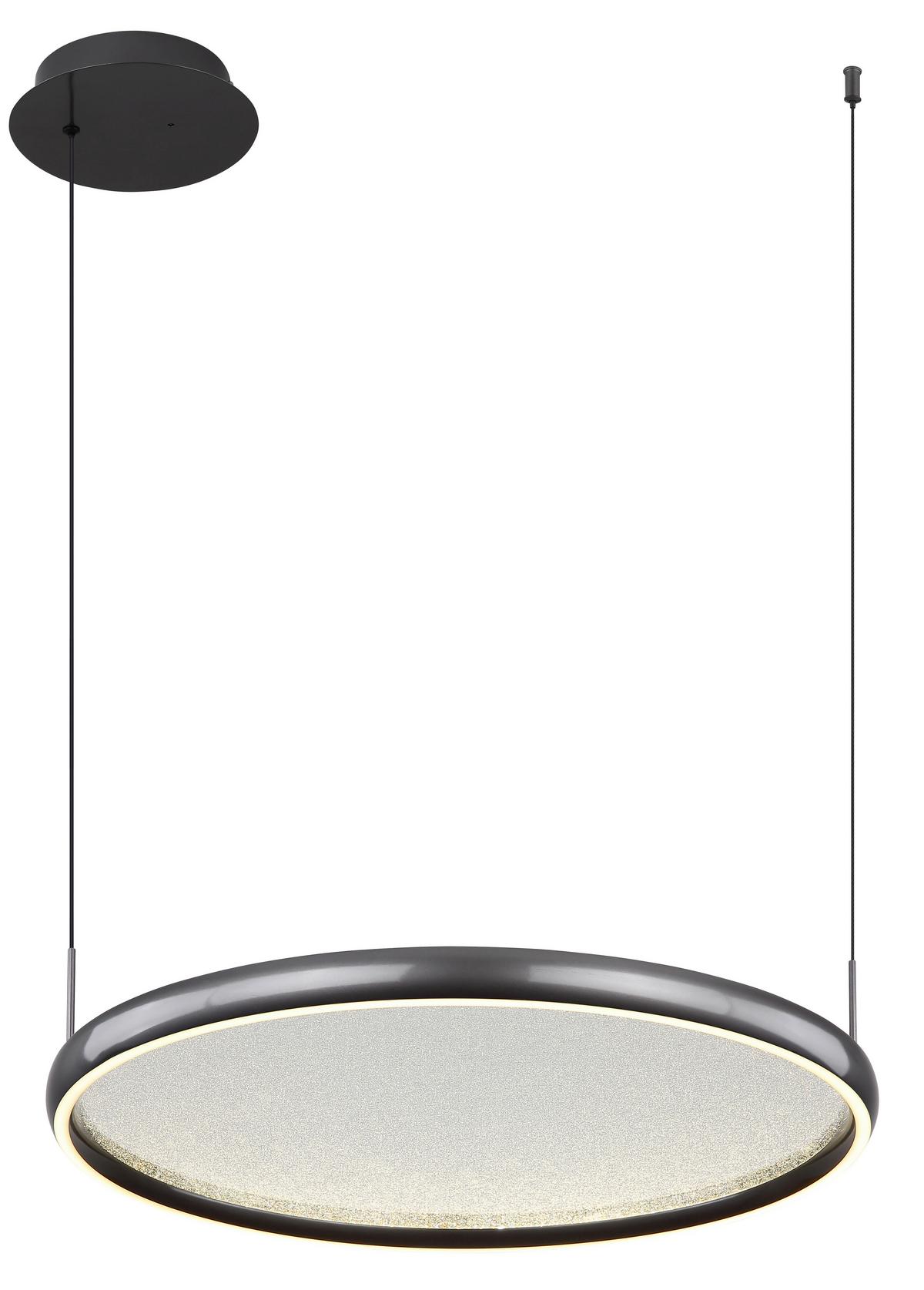 Led Függőlámpa 67186-36 - fekete/fehér, Design, műanyag/fém (63/60/150cm) - Globo