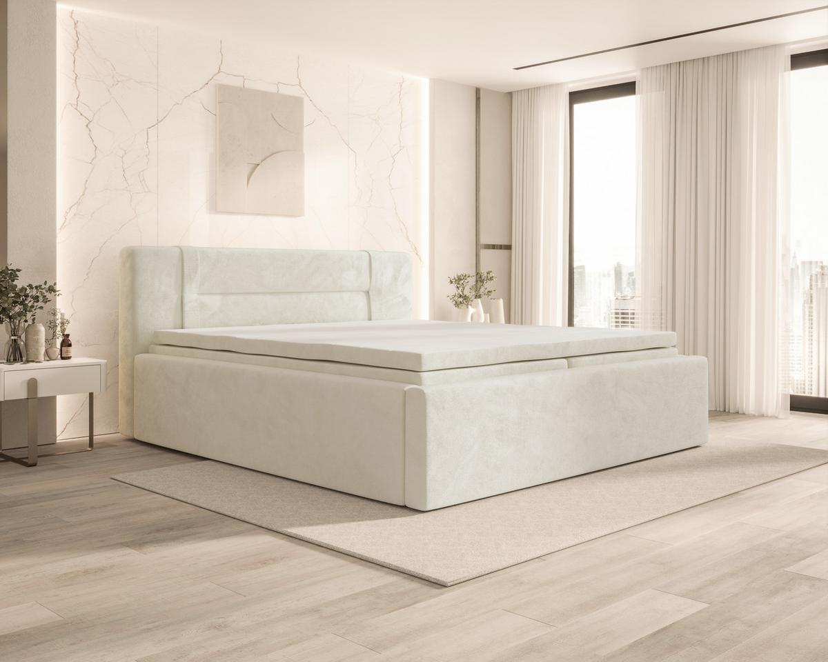 Boxbett Zako 2 Beige LF: 180x200cm - Beige, MODERN, Textil (180/200cm) - MID.YOU
