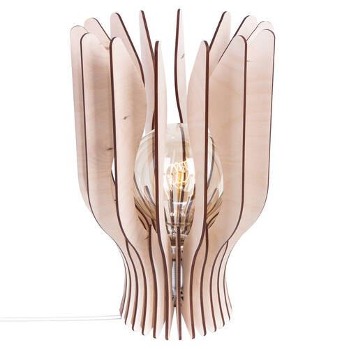 Tischleuchte 4210450 Gracili - Naturfarben, Natur, Holzwerkstoff (23/37cm)