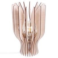 Tischleuchte 4210450 Gracili - Naturfarben, Natur, Holzwerkstoff (23/37cm)