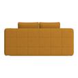 Schlafsofa Alice - Gelb/Schwarz, MODERN, Textil (202/73-92/105cm) - Luca Bessoni