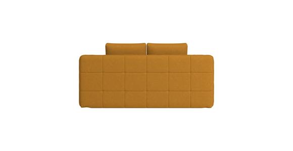 Schlafsofa Alice - Gelb/Schwarz, MODERN, Textil (202/73-92/105cm) - Luca Bessoni