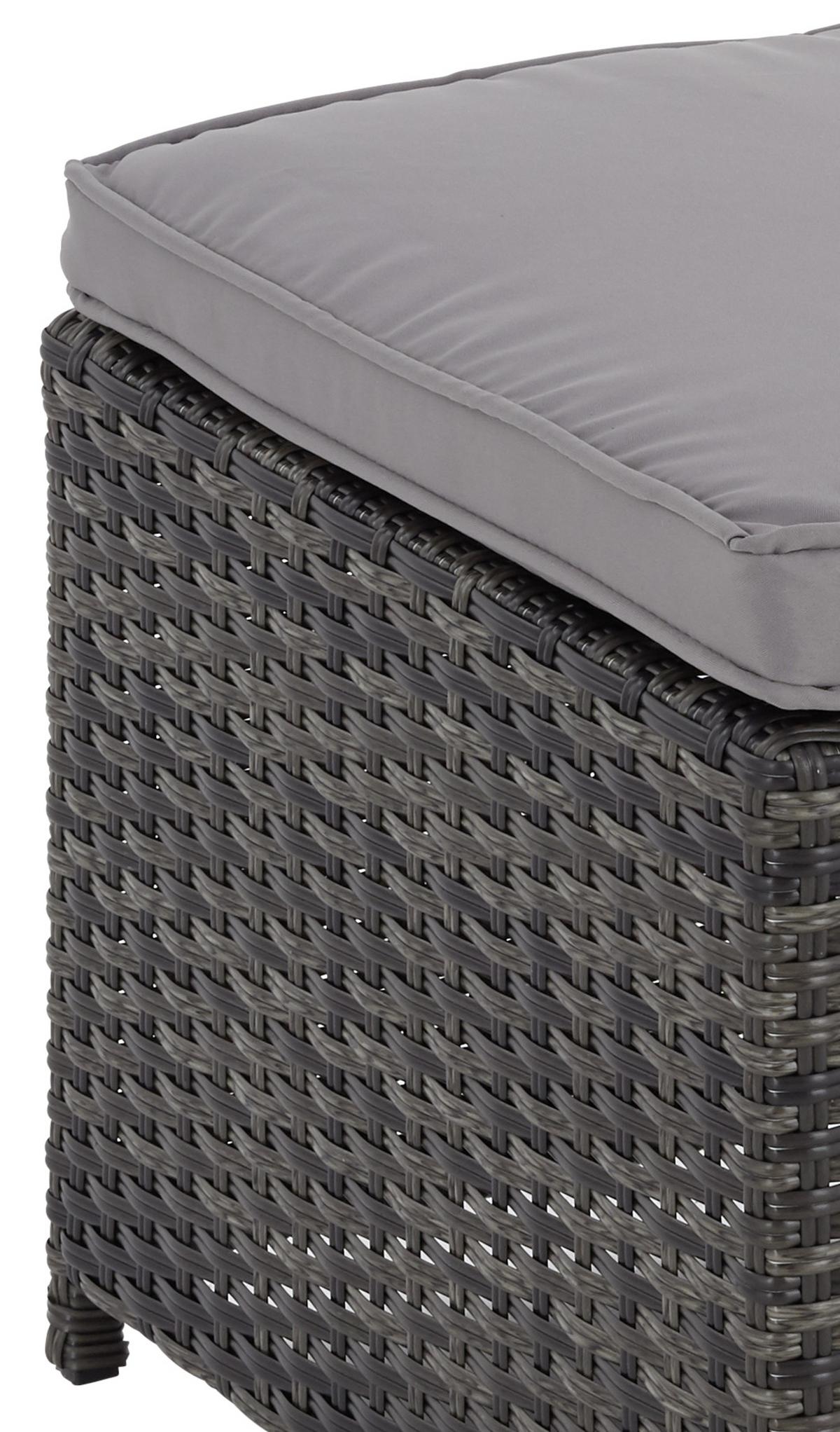 Kerti Szett Emma - barna/fekete, Modern, műanyag/textil - Luca Bessoni