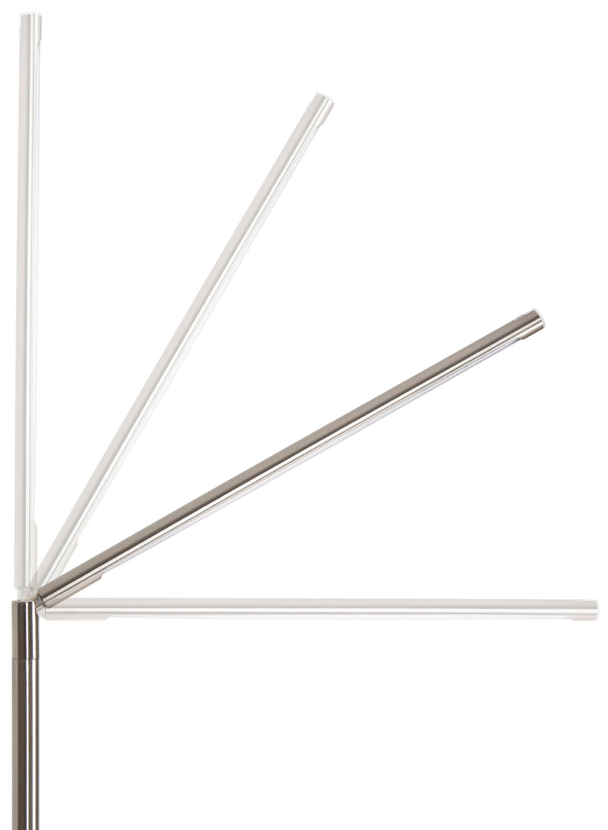 Led-stehleuchte 40550101 Carlo - Silberfarben, Basics, Metall (40/3cm) - Globo