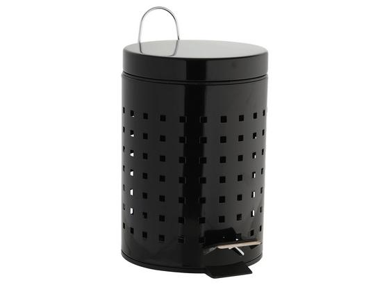 Kosmetikeimer Quadro 130578 - Schwarz, MODERN, Kunststoff/Metall (16,8/24,5cm) Kosmetikeimer Quadro 130578 - Schwarz, MODERN, Kunststoff/Metall (16,8/24,5cm)