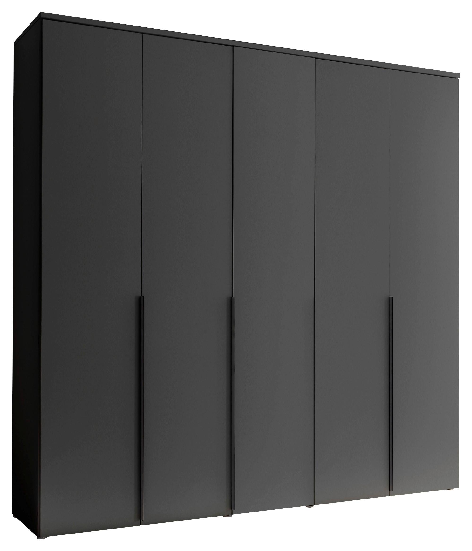 Drehtürenschrank 225 cm Kevo Graphitfarben - Graphitfarben, MODERN, Holzwerkstoff (225/225/52cm) - MID.YOU