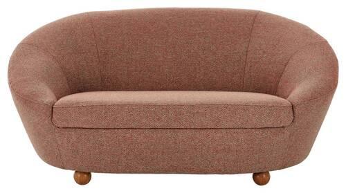 2-sitzer-sofa Looks Iv - Eichefarben/Rot, Design, Textil (178/82/114cm) - LOOKS by W.Joop